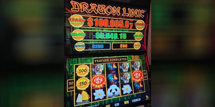 Dragon Link — Un joueur remporte 2,35 M$ au slot Dragon Link à l'Aria