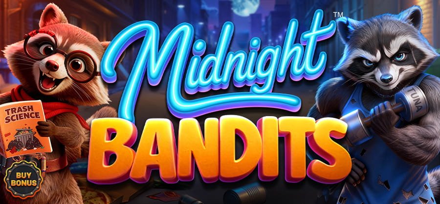 Midnight Bandits — Midnight Bandits : les ratons laveurs nocturnes de Betsoft