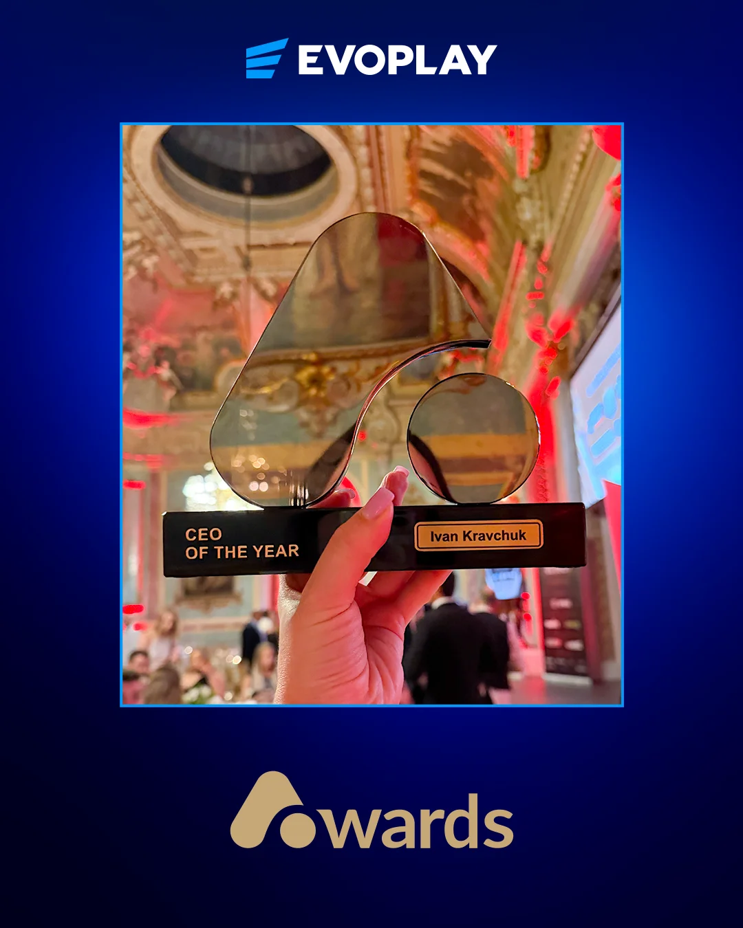 Evoplay — Ivan Kravchuk élu CEO de l'année aux AffPapa iGaming Awards