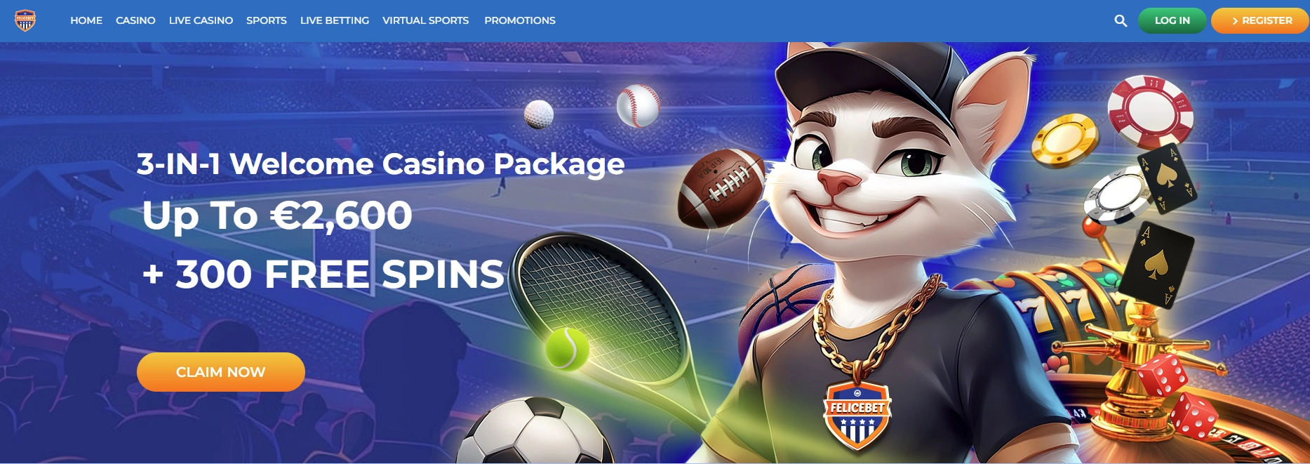 Aperçu du site Felicebet